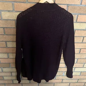 NWT RD Style Montoya Knit Open Cardigan Sweater Deep Purple/Burgundy Size S thumbnail 5