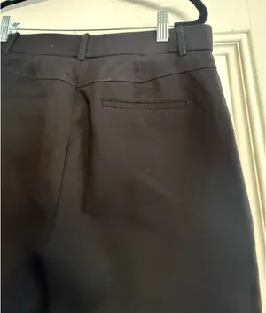 ZARA Black High-Rise Skinny Chino Pants - Size XL thumbnail 3