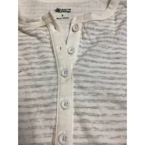 Alpine Design Womens Peak Duofold Henley Top Striped ADW24205SH Small need wash thumbnail 6