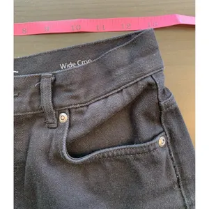 COS Black Jeans Women's 26 Wide Crop‎ 3/4 High Rise Straight Minimal Capsule thumbnail 12