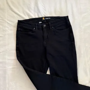 Carhartt Slim Fit Black Utility‎ Pants Womens 10 Regular 104214-BLK Stretch thumbnail 4