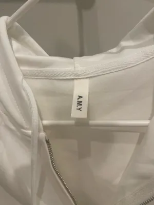 Women's White Two-Piece Lounge Pants & Zip Hoodie Set thumbnail 4