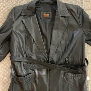Vintage Genuine Leather Jacket Size L thumbnail 2