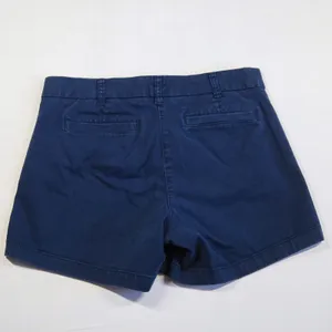 J.Crew Chino Shorts Women 10 Navy Blue Cotton Twill Mid Rise 4 Inseam Casual thumbnail 2
