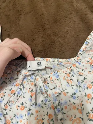 Hollister Floral Smocked Blouse thumbnail 3