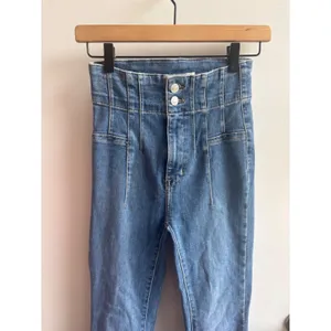 We The Free Free People Jayde Flare Jeans Size 25 Boho Retro High Rise layered thumbnail 3