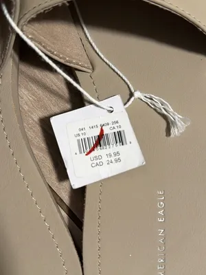 American Eagle Outfitters Taupe Single-Band Slide Sandals thumbnail 3
