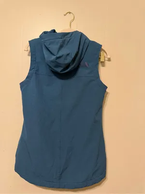 The North Face Teal Blue Hooded Women’s Vest XS thumbnail 13
