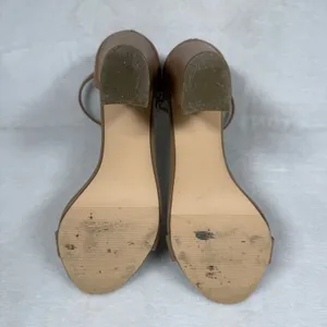 Madden Girl Beella Tan Nude Ankle Strap Block‎ Heel Sandals Women Size 8 thumbnail 9