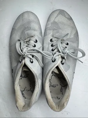 NOBULL white gray Frog-Print Trainer Interior W 8.5 M 7 workout weightlifting thumbnail 6