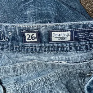 Miss Me Bootcut Jeans Women 26 Blue Good Rhinestone Embellished JE5453B7L thumbnail 6