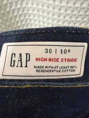 Gap Women’s High Rise Stride Wide-Leg Jeans Size 30/10R thumbnail 5