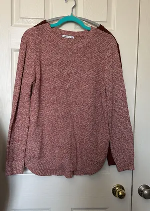 Pink Clover Sweater Knit thumbnail 1