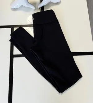 Lululemon Wunder Under Leggings Size 4 Black Custom MoPub Logo Full Length thumbnail 1