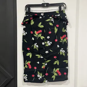 Grace Karin Retro Rockabilly Pinup Cherry Pencil Skirt Size Small thumbnail 3