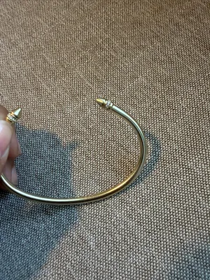 Kendra Scott Gold-Tone Open Cuff Bracelet with Pointed Ends thumbnail 3
