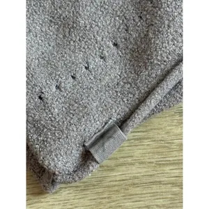 Barefoot Dreams CozyChic Ultra Lite Taupe Knit Shorts Womens loungewear Size L thumbnail 10