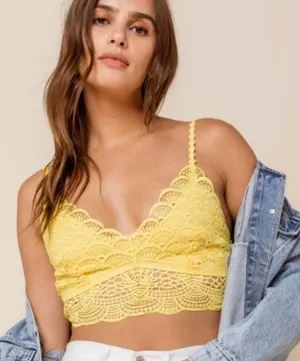 Free People NWT Sunrise To Sunset Bra thumbnail 1