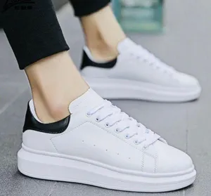 She & In women's sneakers white black trim size 40 {9} thumbnail 1
