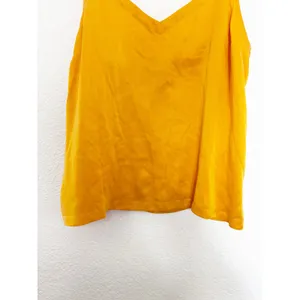 Anthropologie Floreat Tangerine Silk Cross Tank Top Camisole Blouse Cami Large thumbnail 10