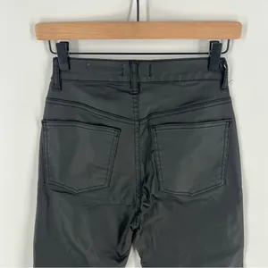 We The Free The Pacifica High Rise Slim Straight‎ Leg Faux Leather Pant thumbnail 8