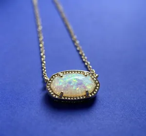 Kendra Scott Gold Necklace Pendant Elisa thumbnail 6