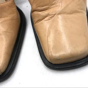 Vintage 1990'S Chuckies New York Strategia Tan Mary Jane Leather Heels (36) thumbnail 11