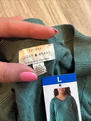 NWT Lucky Brand Crewneck Sweater Large thumbnail 6