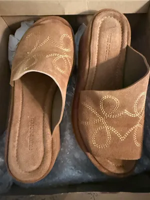 Free People Haven Flatform Suede Platform Sandals thumbnail 4