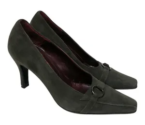 Vintage 60s Verani Suede High Heel Pumps thumbnail 1