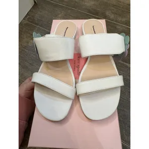 Kate‎ Spade New York Womens Fabi Flat Sandals White Lavender Size 7.5 thumbnail 4