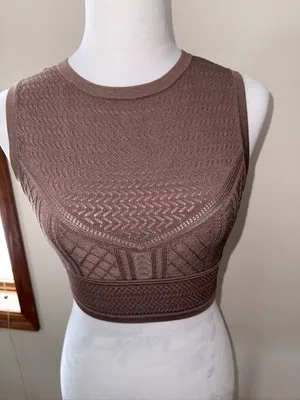 Aritzia Babaton Pointelle Sweater Tank thumbnail 1