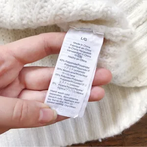 Madewell • Everett Rib-Play Pullover Sweater cream chunky cable knit alpaca thumbnail 6