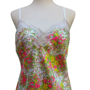 Victoria's Secret Slip Dress M Multicolor Floral Lace Chemise Coquette Soft Girl thumbnail 2