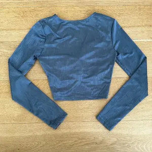Superdown - Drew Twist Front Top in Slate Greyish Blue thumbnail 5