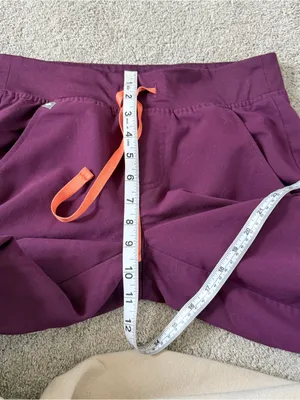 Figs Women’s Zamora High-Rise Jogger Scrub Pants Pull On in Purple XSP thumbnail 12