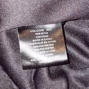 Volcom Stone Strapless Little Black Mini Dress Size Small thumbnail 4
