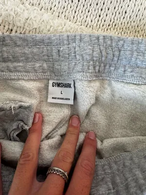 Gymshark Crest Joggers Light Grey Marl thumbnail 3