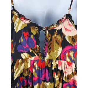 Urban Outfitters‎ Floral Babydoll Mini Dress XS Boho Cottagecore Tiered Cami thumbnail 6
