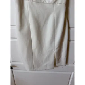 Gianni Bini Ivory Evelyn One Shoulder Mini Dress 4 Wedding Bachelorette Bridal thumbnail 4