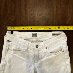 Citizens of Humanity Jeans Women’s 24 Racer Skinny White Low Rise Casual thumbnail 5