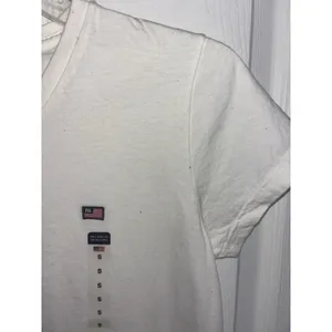 Flawed Y2K Deadstock Ralph Lauren Jeans Co White T-Shirt Flag Logo S thumbnail 5