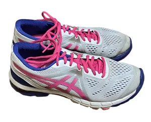 Asics Gel Excel‎ 33 v3 Size US 8 EU 39.5 Women's Running Shoes White Pink T460N thumbnail 1