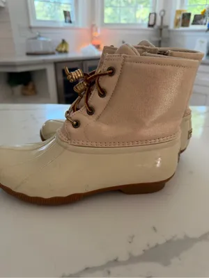 Sperry Gold Shimmer Duck Boots thumbnail 5