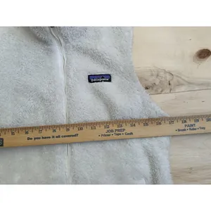 Patagonia Los Gatos Sherpa Sweater Vest Size S White Sherpa Fluffy thumbnail 12