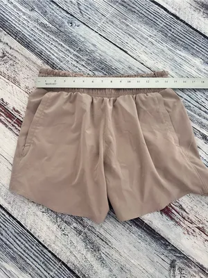 Under Armour 5" Flex Woven Pocket High Rise Short Sahara Tan thumbnail 7
