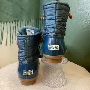 Sperry Teal Women’s Salt Water Quilted Duck Boots‎ Waterproof thumbnail 3