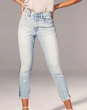 Abercrombie and fitch girlfriend jeans thumbnail 1