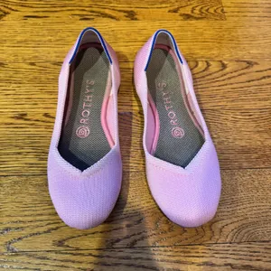 Like New! Rothy’s The Flat Round Toe Pink Flats | Size 6.5 thumbnail 3