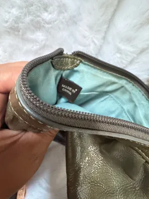 Coach Vintage Wristlet olive green patent leather thumbnail 7